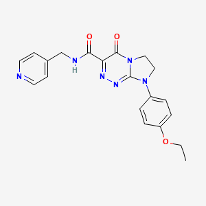 8-(4-ethoxyphenyl)-4-oxo-N-(pyridin-4-ylmethyl)-4,6,7,8-tetrahydroimidazo[2,1-c][1,2,4]triazine-3-carboxamide