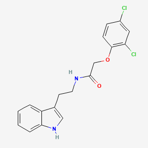 2-(2,4-dichlorophenoxy)-N-[2-(1H-indol-3-yl)ethyl]acetamide