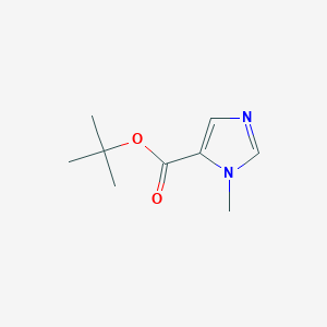 molecular formula C9H14N2O2 B2863973 3-甲基-3H-咪唑-4-羧酸叔丁酯 CAS No. 293733-51-4