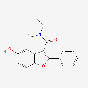 N,N-diethyl-5-hydroxy-2-phenyl-1-benzofuran-3-carboxamide