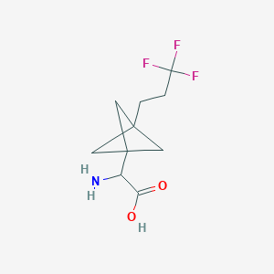 2-Amino-2-[3-(3,3,3-trifluoropropyl)-1-bicyclo[1.1.1]pentanyl]acetic acid