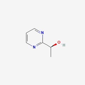 molecular formula C6H8N2O B2863989 (1S)-1-pyrimidin-2-ylethanol CAS No. 1344914-38-0