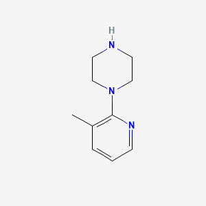 molecular formula C10H15N3 B2863992 1-(3-Methylpyridin-2-yl)piperazine CAS No. 104396-10-3; 111960-11-3