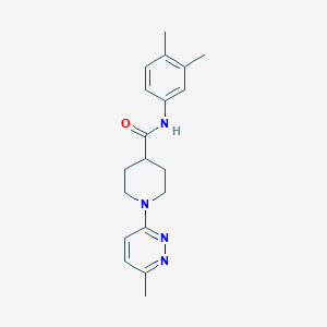 molecular formula C19H24N4O B2863994 N-(3,4-dimethylphenyl)-1-(6-methylpyridazin-3-yl)piperidine-4-carboxamide CAS No. 1421489-32-8