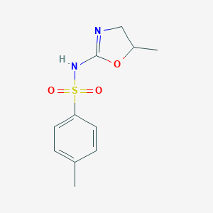 molecular formula C11H14N2O3S B286401 4-methyl-N-(5-methyl-1,3-oxazolidin-2-ylidene)benzenesulfonamide 