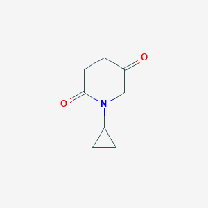 molecular formula C8H11NO2 B2864018 1-Cyclopropyl-2,5-piperidinedione CAS No. 1538241-88-1
