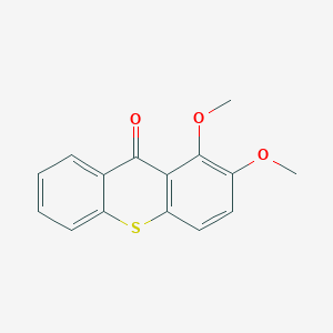 molecular formula C15H12O3S B286405 1,2-dimethoxy-9H-thioxanthen-9-one 