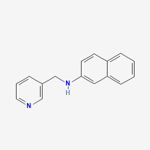 molecular formula C16H14N2 B2864062 N-(pyridin-3-ylmethyl)naphthalen-2-amine CAS No. 123216-41-1