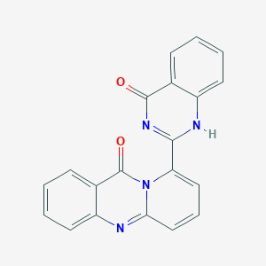 molecular formula C20H12N4O2 B286412 9-(4-oxo-1H-quinazolin-2-yl)pyrido[2,1-b]quinazolin-11-one 