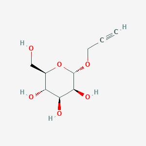 molecular formula C9H14O6 B2864146 炔丙基 α-D-甘露吡喃糖苷 CAS No. 854262-01-4
