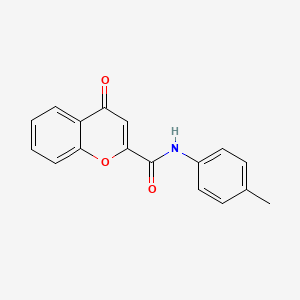 molecular formula C17H13NO3 B2864152 N-(4-甲基苯基)-4-氧代-4H-色烯-2-甲酰胺 CAS No. 3845-17-8