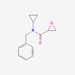 B2864209 N-Benzyl-N-cyclopropyloxirane-2-carboxamide CAS No. 2411264-43-0