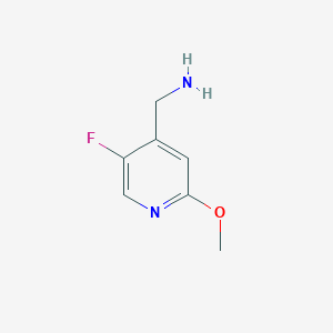 B2864262 (5-Fluoro-2-methoxypyridin-4-yl)methanamine CAS No. 1256824-28-8