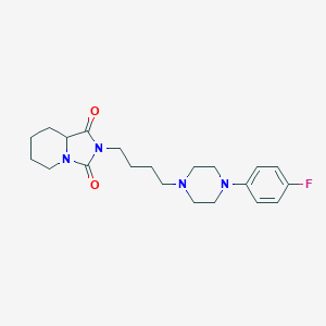 molecular formula C21H29FN4O2 B286428 2-{4-[4-(4-fluorophenyl)-1-piperazinyl]butyl}tetrahydroimidazo[1,5-a]pyridine-1,3(2H,5H)-dione 