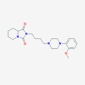 molecular formula C22H32N4O3 B286431 2-{4-[4-(2-methoxyphenyl)-1-piperazinyl]butyl}tetrahydroimidazo[1,5-a]pyridine-1,3(2H,5H)-dione 