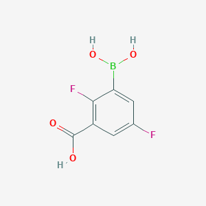 B2864332 3-Borono-2,5-difluorobenzoic acid CAS No. 2377605-94-0