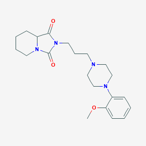 molecular formula C21H30N4O3 B286437 2-{3-[4-(2-methoxyphenyl)-1-piperazinyl]propyl}tetrahydroimidazo[1,5-a]pyridine-1,3(2H,5H)-dione 