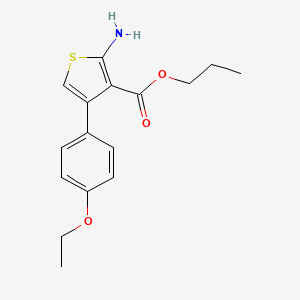 Propyl 2-amino-4-(4-ethoxyphenyl)thiophene-3-carboxylate