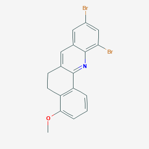 9,11-Dibromo-4-methoxy-5,6-dihydrobenzo[c]acridine