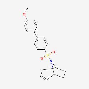 (1R,5S)-8-((4'-methoxy-[1,1'-biphenyl]-4-yl)sulfonyl)-8-azabicyclo[3.2.1]oct-2-ene