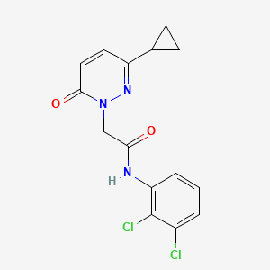 2-(3-cyclopropyl-6-oxopyridazin-1(6H)-yl)-N-(2,3-dichlorophenyl)acetamide