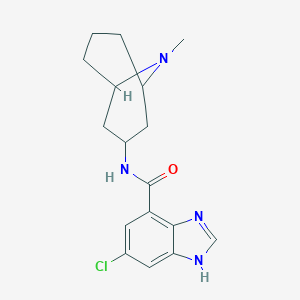 molecular formula C17H21ClN4O B286454 6-Chloro-1H-benzoimidazole-4-carboxylic acid (9-methyl-9-aza-bicyclo[3.3.1]non-3-yl)-amide 