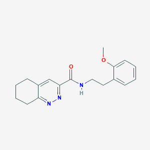 N-[2-(2-Methoxyphenyl)ethyl]-5,6,7,8-tetrahydrocinnoline-3-carboxamide