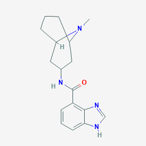 molecular formula C17H22N4O B286455 N-(9-methyl-9-azabicyclo[3.3.1]non-3-yl)-1H-benzimidazole-4-carboxamide 
