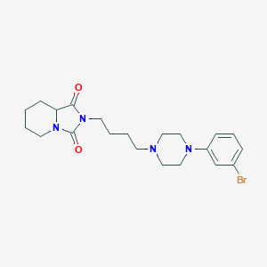 molecular formula C21H29BrN4O2 B286456 2-{4-[4-(3-bromophenyl)-1-piperazinyl]butyl}tetrahydroimidazo[1,5-a]pyridine-1,3(2H,5H)-dione 
