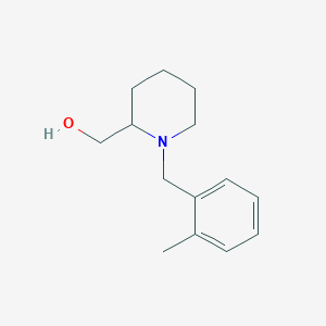 molecular formula C14H21NO B2864609 (1-(2-Methylbenzyl)piperidin-2-yl)methanol CAS No. 415701-94-9