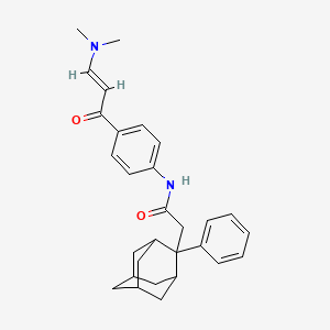 N-{4-[3-(dimethylamino)acryloyl]phenyl}-2-(2-phenyl-2-adamantyl)acetamide