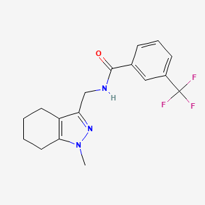 N-((1-methyl-4,5,6,7-tetrahydro-1H-indazol-3-yl)methyl)-3-(trifluoromethyl)benzamide