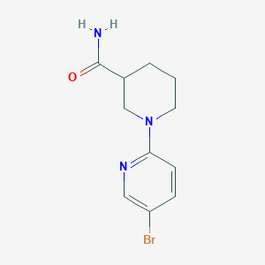 1-(5-Bromopyridin-2-yl)piperidine-3-carboxamide