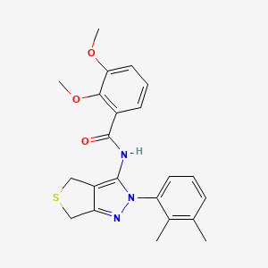 N-[2-(2,3-dimethylphenyl)-4,6-dihydrothieno[3,4-c]pyrazol-3-yl]-2,3-dimethoxybenzamide