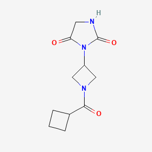 3-(1-(Cyclobutanecarbonyl)azetidin-3-yl)imidazolidine-2,4-dione