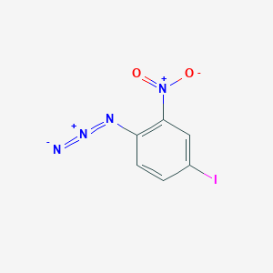 molecular formula C6H3IN4O2 B2864656 1-Azido-4-iodo-2-nitrobenzene CAS No. 89488-56-2