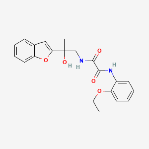 molecular formula C21H22N2O5 B2864671 N1-(2-(苯并呋喃-2-基)-2-羟基丙基)-N2-(2-乙氧基苯基)草酰胺 CAS No. 2034442-19-6