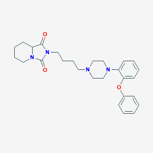 molecular formula C27H34N4O3 B286469 2-{4-[4-(2-phenoxyphenyl)-1-piperazinyl]butyl}tetrahydroimidazo[1,5-a]pyridine-1,3(2H,5H)-dione 