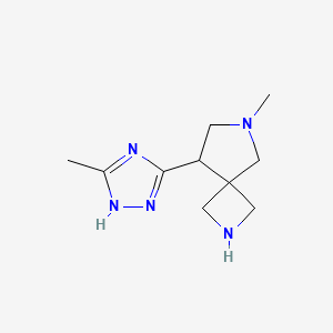 6-Methyl-8-(5-methyl-4H-1,2,4-triazol-3-yl)-2,6-diazaspiro[3.4]octane