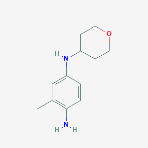 molecular formula C12H18N2O B2864718 2-methyl-4-N-(oxan-4-yl)benzene-1,4-diamine CAS No. 1153227-88-3