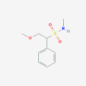 molecular formula C10H15NO3S B2864729 2-Methoxy-N-methyl-1-phenylethanesulfonamide CAS No. 2138304-87-5
