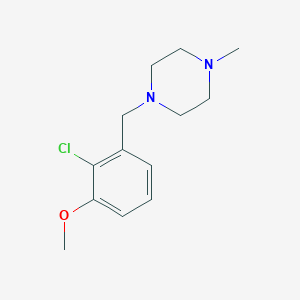 1-(2-Chloro-3-methoxybenzyl)-4-methylpiperazine
