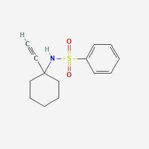 N-(1-ethynylcyclohexyl)benzenesulfonamide