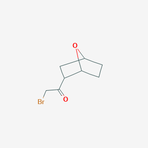 molecular formula C8H11BrO2 B2864795 2-Bromo-1-(7-oxabicyclo[2.2.1]heptan-2-yl)ethanone CAS No. 1852147-44-4