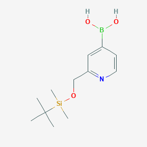 (2-{[(tert-Butyldimethylsilyl)oxy]methyl}pyridin-4-yl)boronic acid