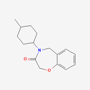 molecular formula C16H21NO2 B2864808 4-(4-甲基环己基)-4,5-二氢-1,4-苯并恶嗪-3(2H)-酮 CAS No. 1340964-10-4