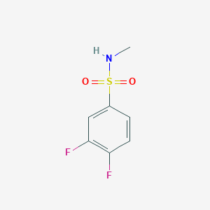 molecular formula C7H7F2NO2S B2864865 3,4-difluoro-N-methylbenzene-1-sulfonamide CAS No. 888697-77-6
