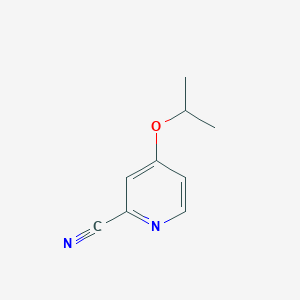 molecular formula C9H10N2O B2864885 4-Isopropoxypicolinonitrile CAS No. 1340172-35-1
