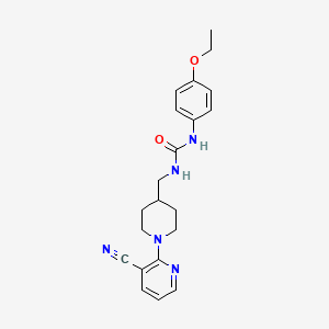 1-((1-(3-Cyanopyridin-2-yl)piperidin-4-yl)methyl)-3-(4-ethoxyphenyl)urea