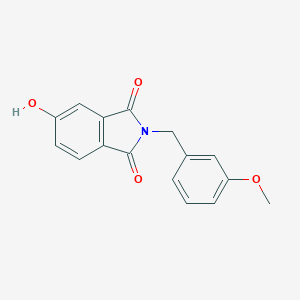 molecular formula C16H13NO4 B286491 5-Hydroxy-2-[(3-methoxyphenyl)methyl]isoindole-1,3-dione 